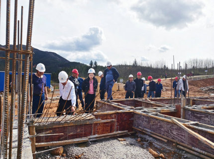 陳印輝調研檢查風電項目建設并考察全州集控中心選址情況