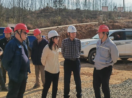 陳印輝帶隊檢查公司風電項目安全生產工作并召開保發電動員會