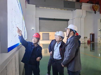 公司領導到皂市電站檢查調研