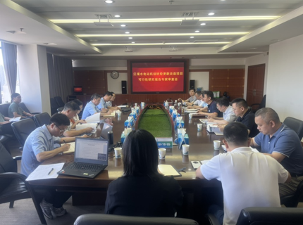 公司江埡水電站機組轉輪更新改造項目可行性研究報告通過專家評審